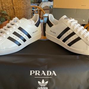 New PRADA x ADIDAS Superstar Limited Sneakers